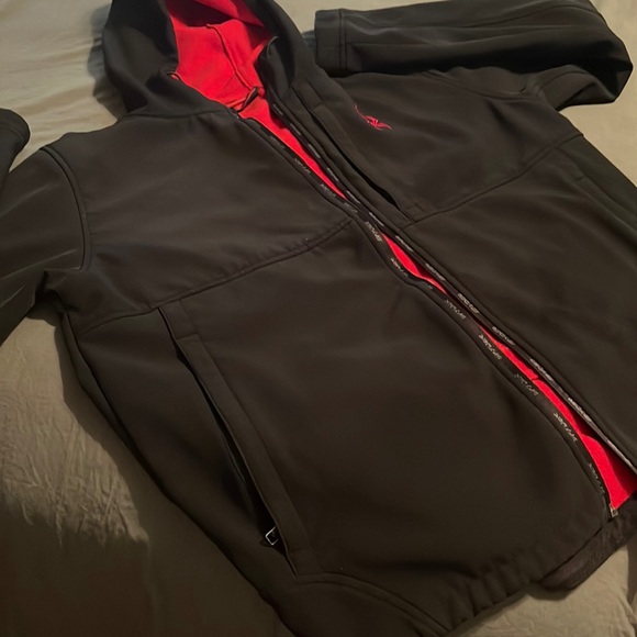 Spyder Other - Large Mens black spyder hooded lightweight coat…